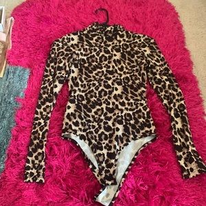 Leopard Print Bodysuit